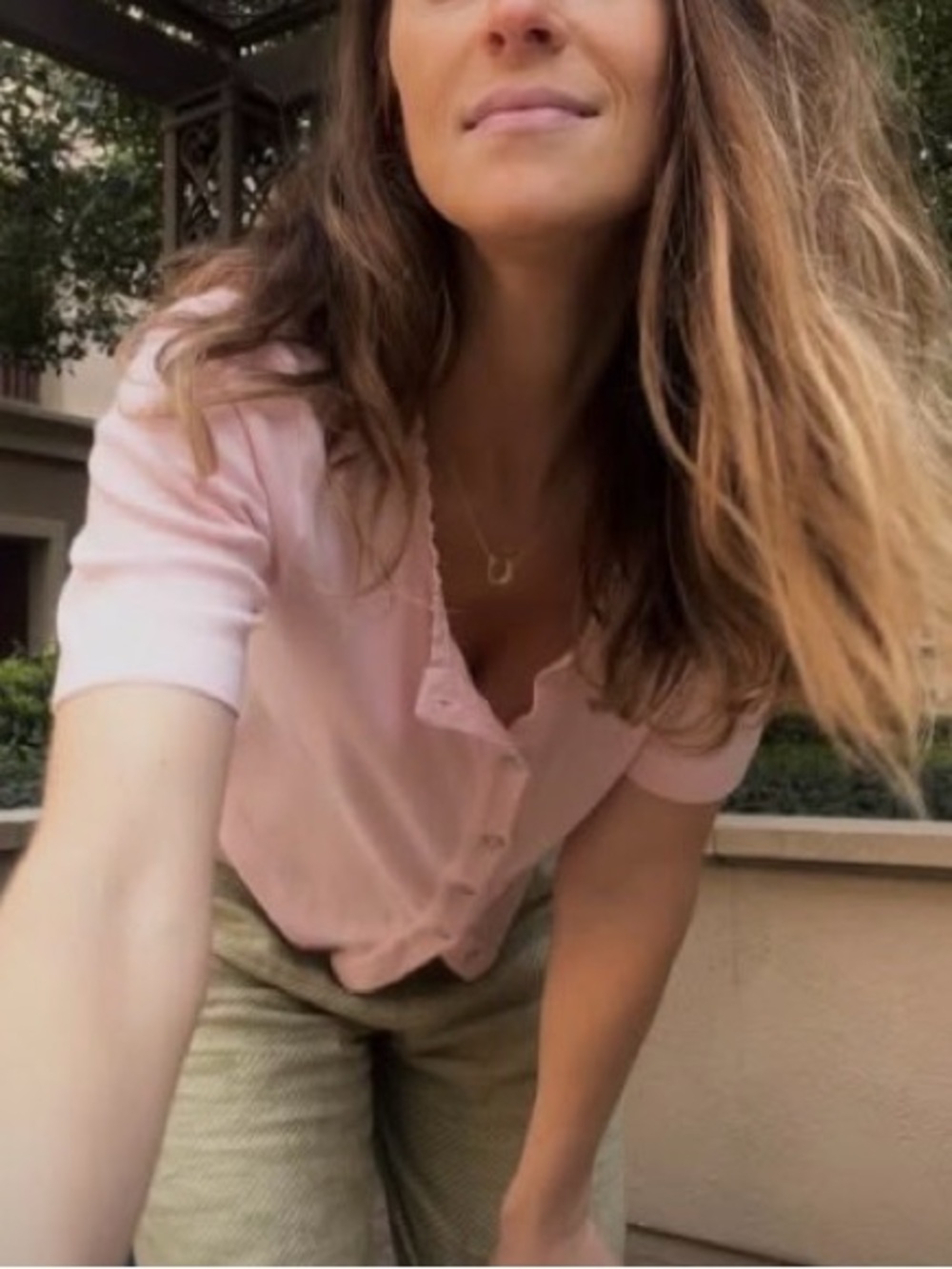 LA RELAXED SHORT SLEEVE ORGANIC CARDI